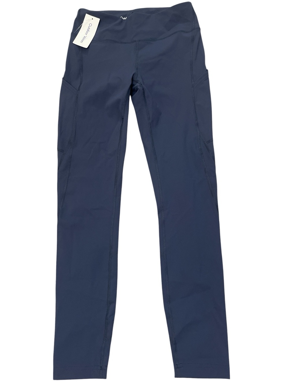 Outdoor Voices Dark Sky Blue Women's Active Zoom 7/8 Leggings Fitness Gym